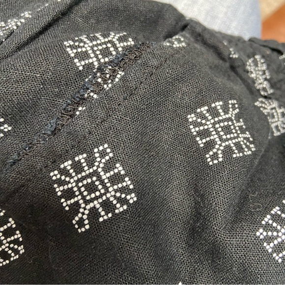 Roxy Women’s Linen Viscose Shorts Size L Black Drawstring Waist Beach Surf Sand - Picture 12 of 12